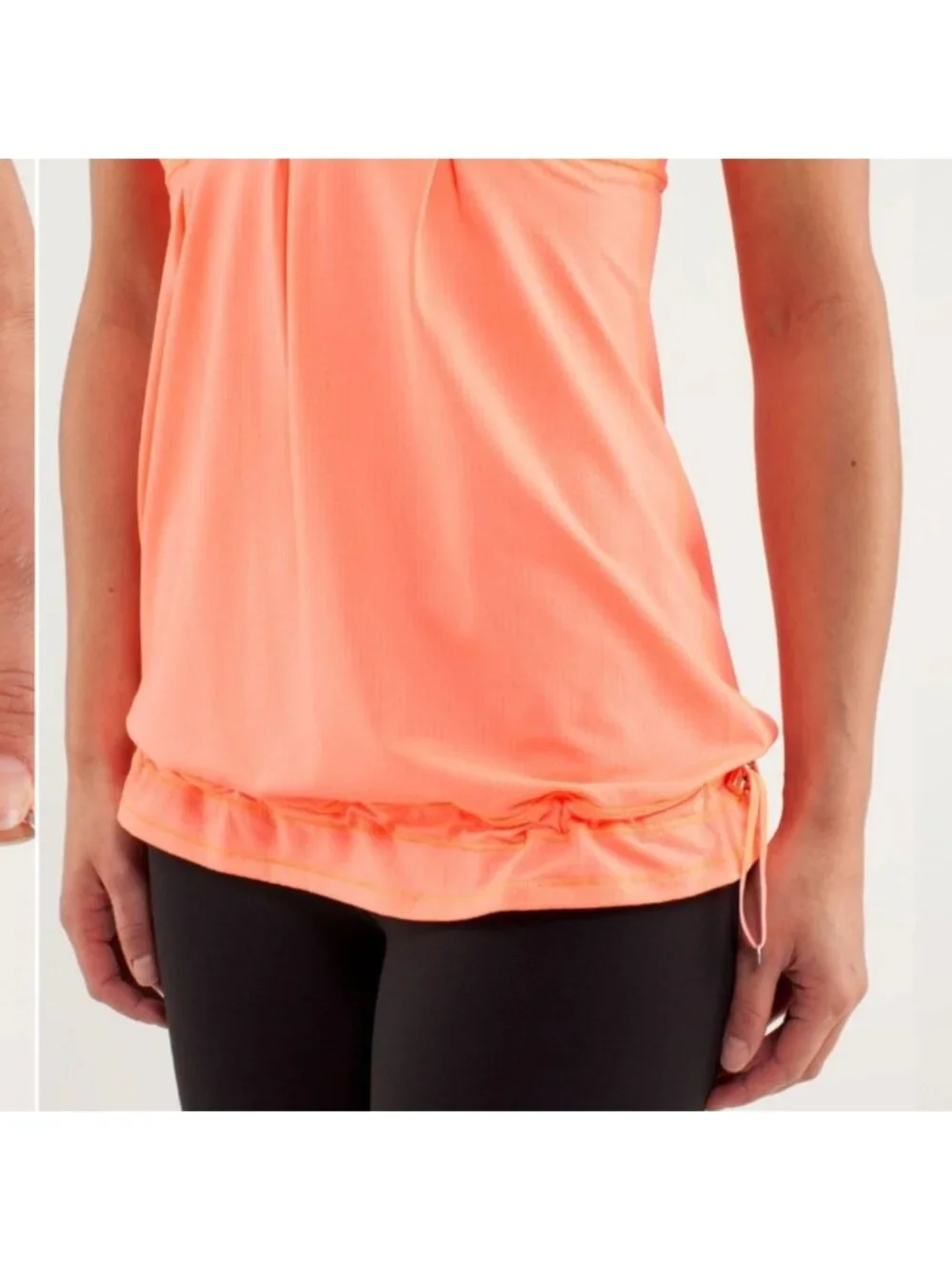 Lululemon Run: Tame Me Tank Pop Orange / flash